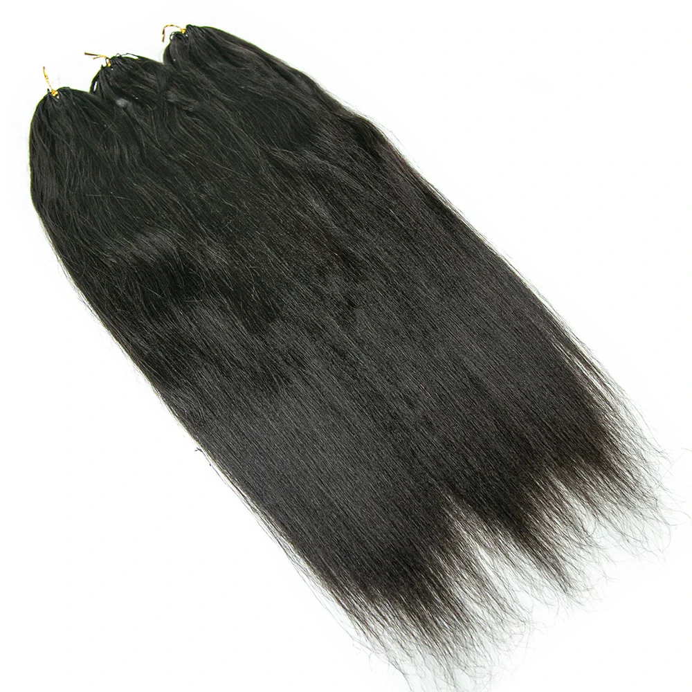 Light Yaki Human Crochet Hair for Protective Styles - Image 7