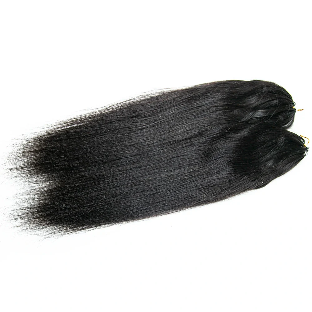 Light Yaki Human Crochet Hair for Protective Styles - Image 9