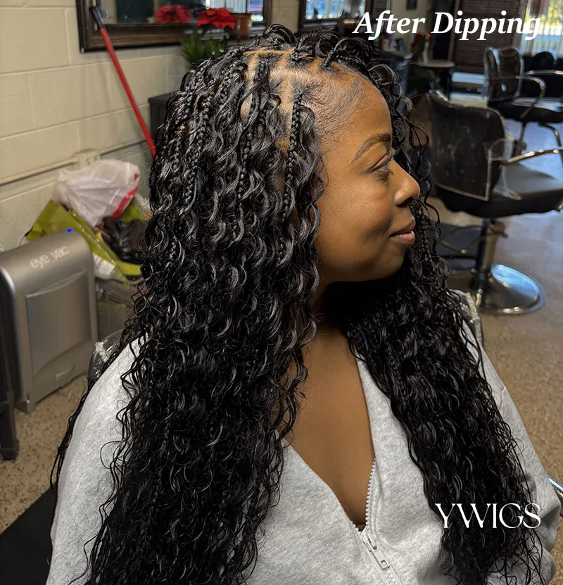 Loose Curly Bulk Hair Extensions for Braiding - Image 3