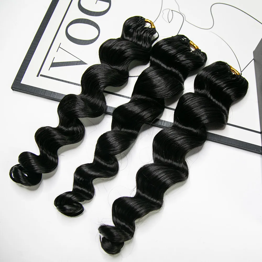 Loose Wave Human Crochet Hair