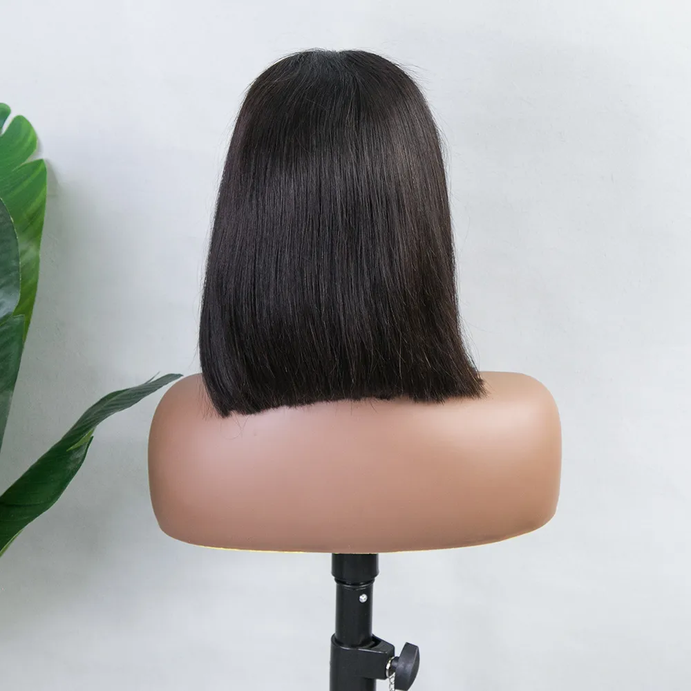 M-Cap Silky Straight Wear Go Pre Cut 9x5 HD Lace Glueless Human Hair Bob Wigs for Sale (US Customer Only) - Image 5