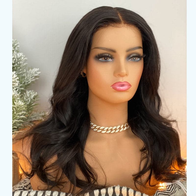 Megan Human Hair Body Wave 4x4 Lace Closure Wig - Image 3