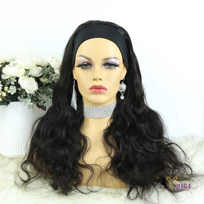 Melissa Body Wave Human Hair Headband Wig - Image 8