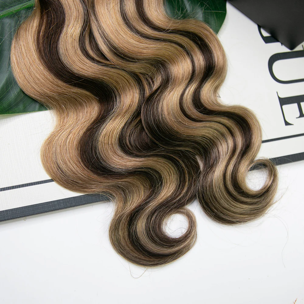 Mix Color Blend Body Wave Human Braiding Hair - Image 10