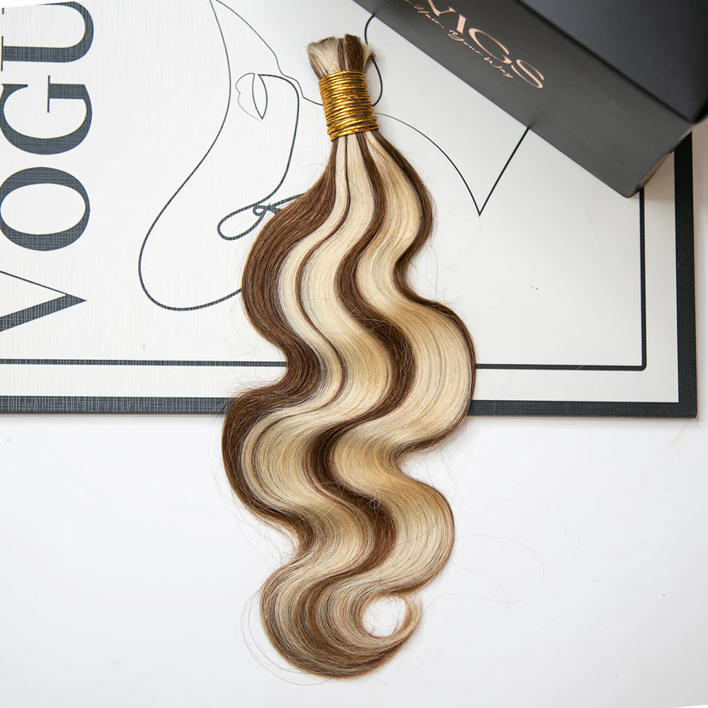 Mix Color Blend Body Wave Human Braiding Hair - Image 13