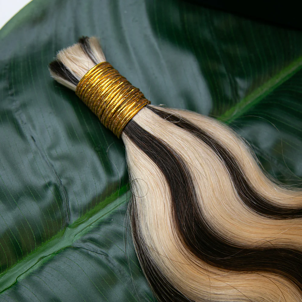 Mix Color Blend Body Wave Human Braiding Hair - Image 4