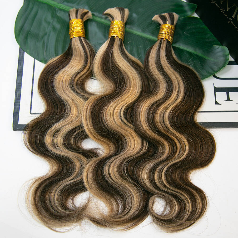 Mix Color Blend Body Wave Human Braiding Hair - Image 6