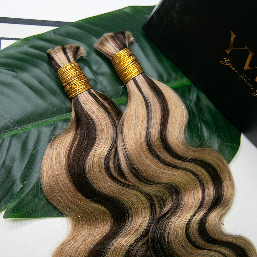 Mix Color Blend Body Wave Human Braiding Hair - Image 9