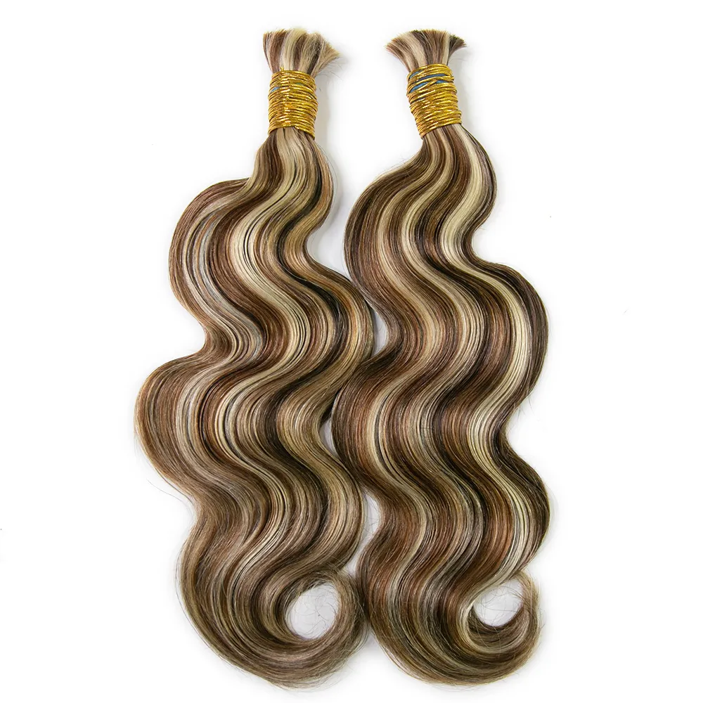 #4/27/30/613 Mix Color Blend Body Wave Human Braiding Hair - Image 5