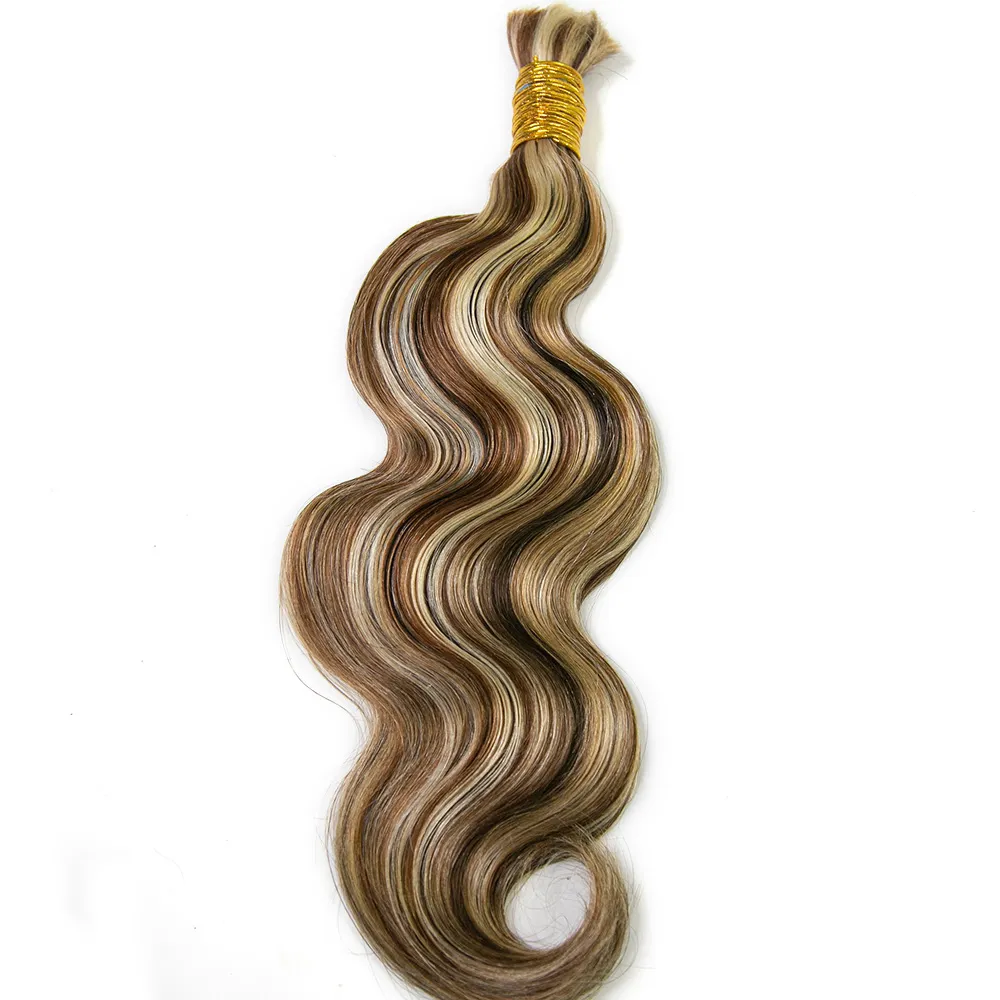 #4/27/30/613 Mix Color Blend Body Wave Human Braiding Hair - Image 6