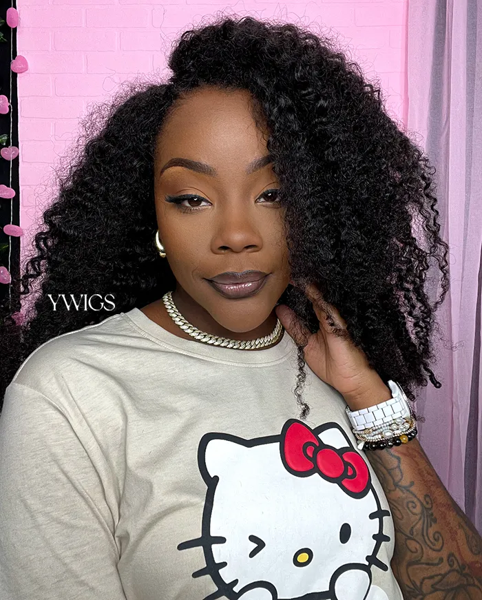 Cambodia Virgin Hair Multi-Textured Kinky Curly Weft Bundles Human Hair - Image 2