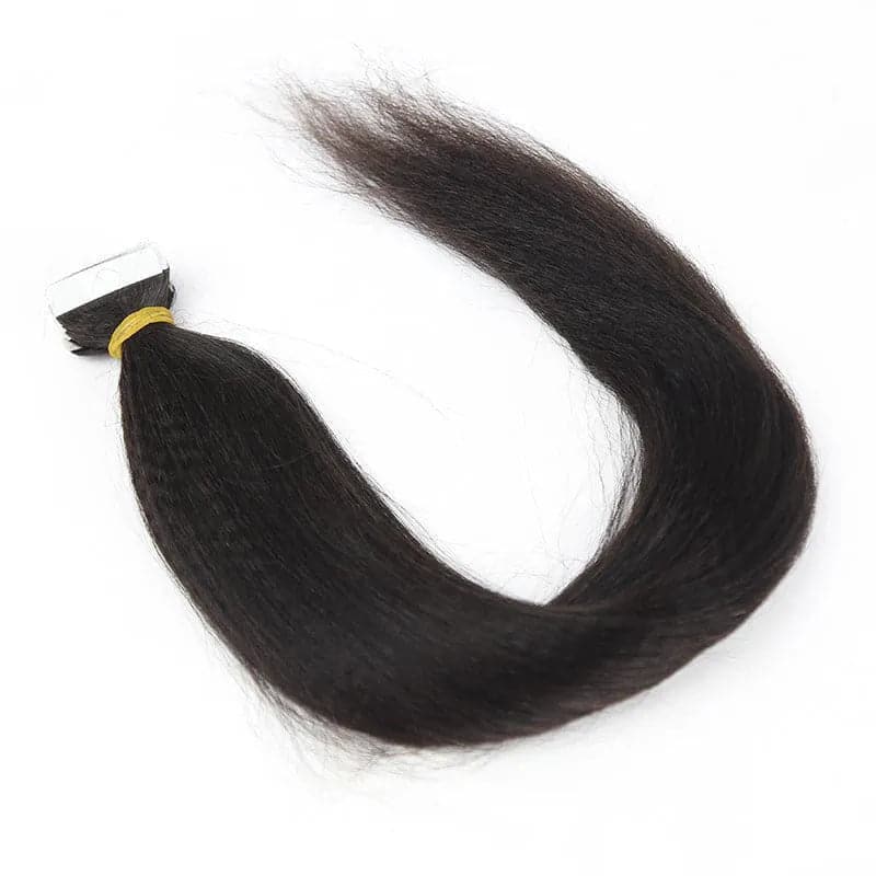 Relaxed Light Yaki Tape In Hair Extension - Image 5