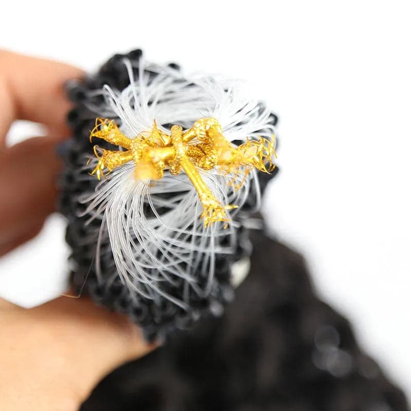 Natural Color Water Wave Micro Loop Hair Extension - Image 3