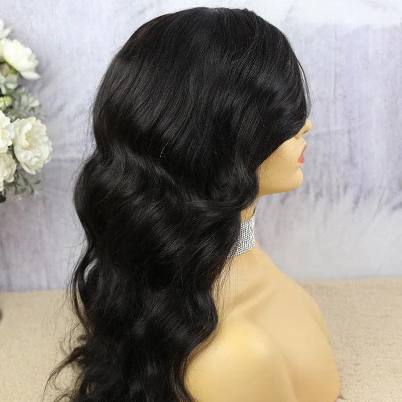Side Part Bangs Body Wave U Part/V-Part Wig AU24 - Image 4