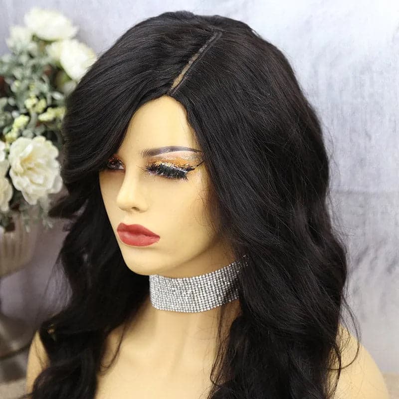 Side Part Bangs Body Wave U Part/V-Part Wig AU24 - Image 6