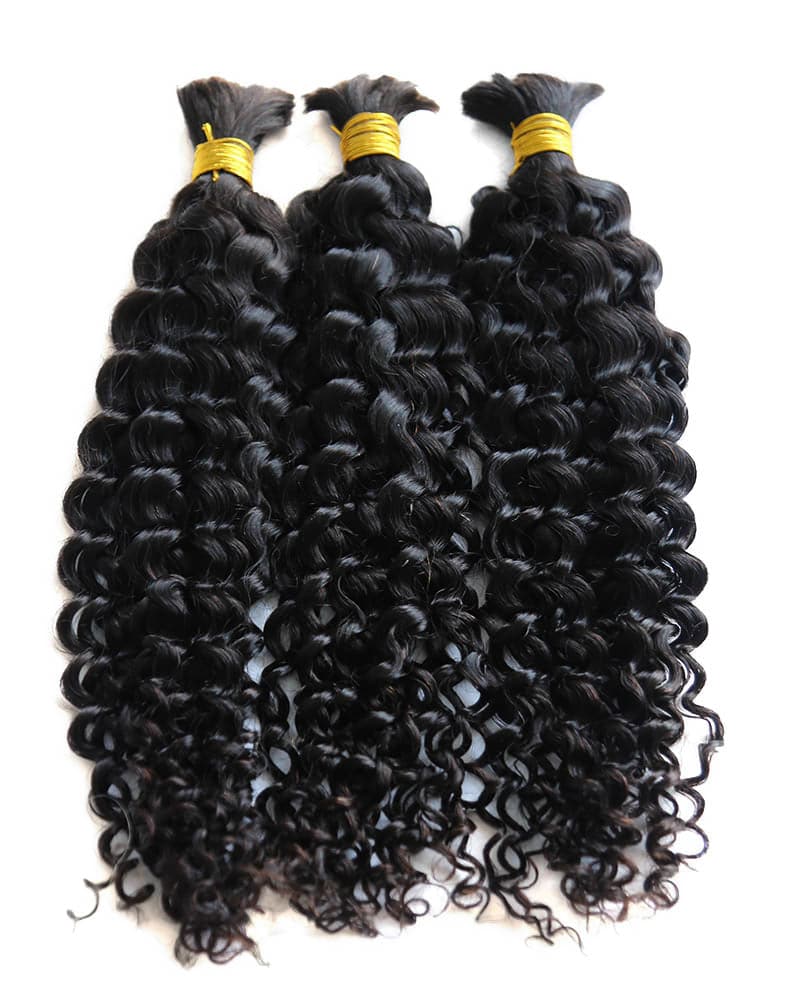 Spanish Curl Bulk Hair Extensions for Braiding - Image 9