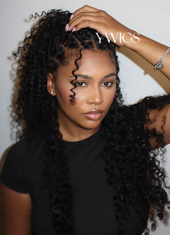 Spiral Curl Bulk Hair Extensions for Braiding - Image 3