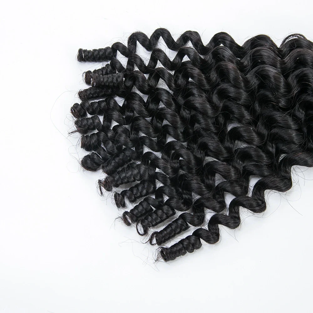 Spiral Curl Bulk Hair Extensions for Braiding - Image 8