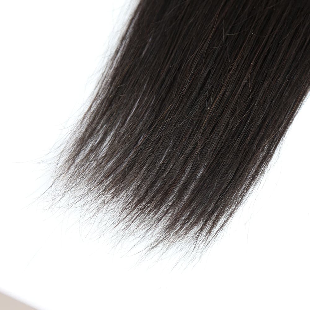 Cambodia Virgin Hair Silky Straight Human Hair Bundles Natural Color - Image 5