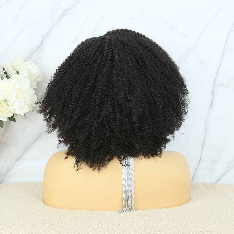 Uche - Afro Kinky Curly HD Lace 5X5 Lace Closure Wig - Image 6