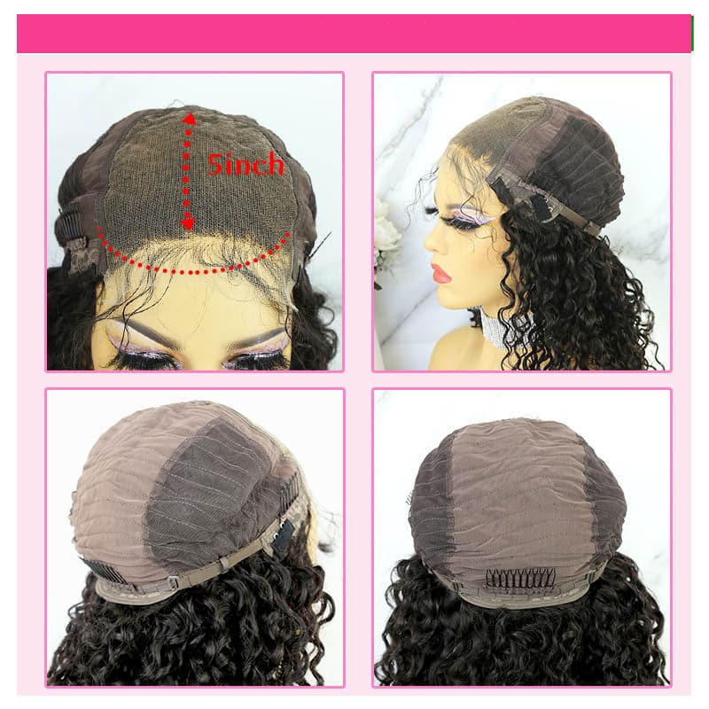 Uche - Afro Kinky Curly HD Lace 5X5 Lace Closure Wig - Image 7