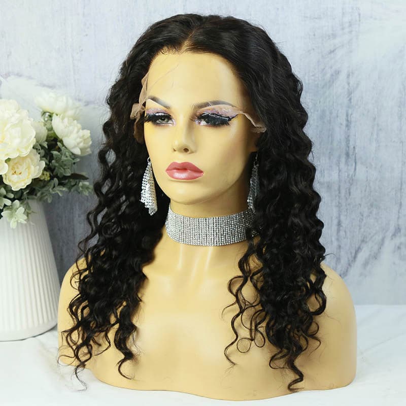 Undetectable Skin Melt Clear Lace Loose Wave Brazilian 13 x 6 Lace Front Wig LFC02 - Image 3