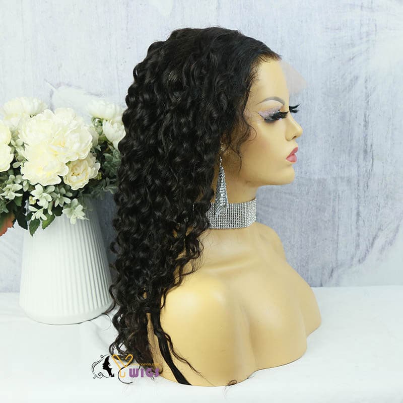 Undetectable Skin Melt Clear Lace Loose Wave Brazilian 13 x 6 Lace Front Wig LFC02 - Image 5