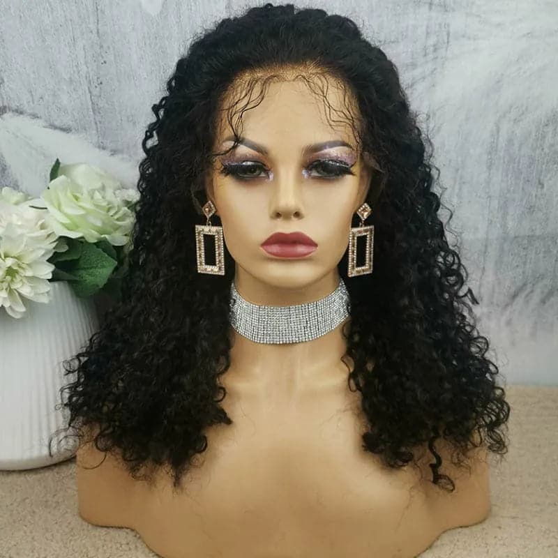 Undetectable Skin Melt Clear Lace Water Wave Brazilian 13 x 6 Lace Front Wig LFC05 - Image 3