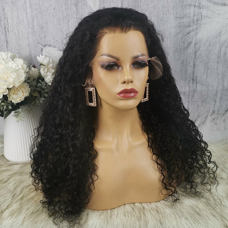 Undetectable Skin Melt Clear Lace Water Wavy Brazilian 13 x 6 Lace Front Wig LFC03 - Image 3
