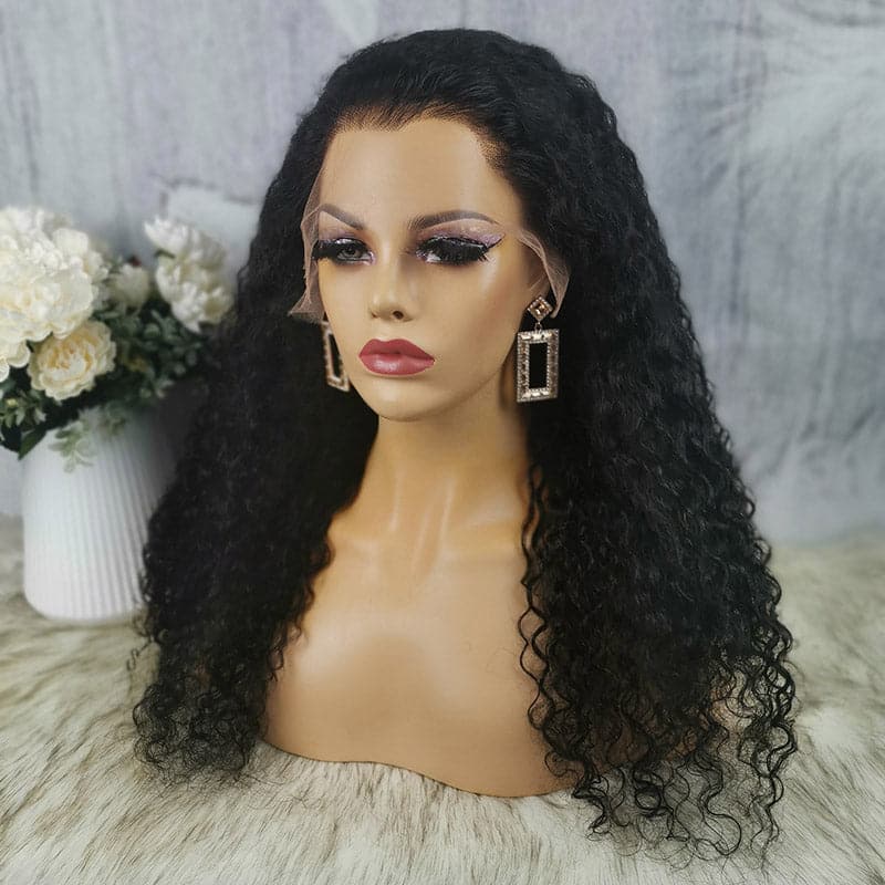 Undetectable Skin Melt Clear Lace Water Wavy Brazilian 13 x 6 Lace Front Wig LFC03 - Image 4