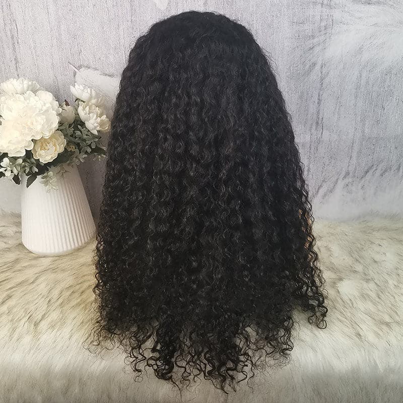 Undetectable Skin Melt Clear Lace Water Wavy Brazilian 13 x 6 Lace Front Wig LFC03 - Image 5