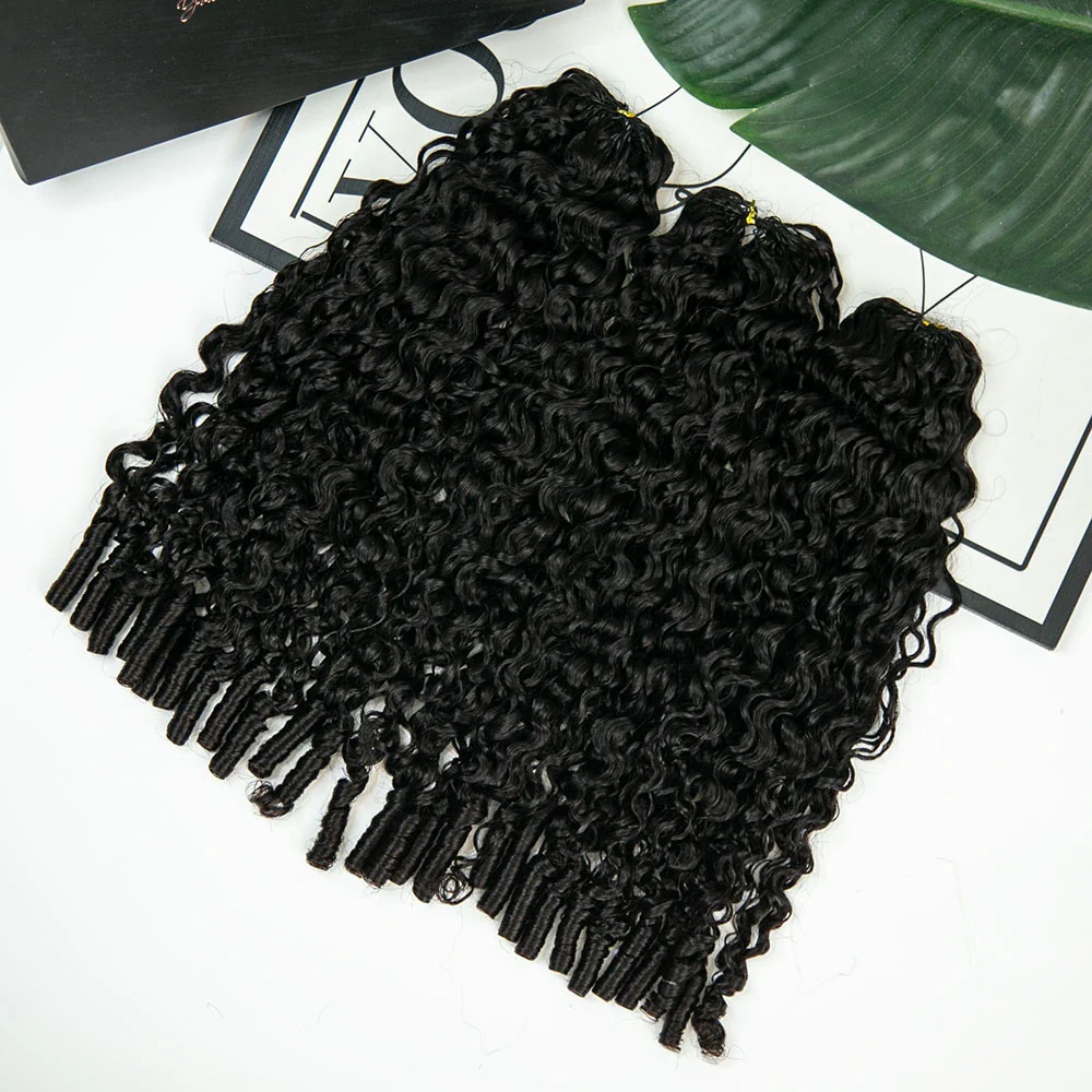 Ywigs Burmese Water Curly Human Crochet Hair - Image 13