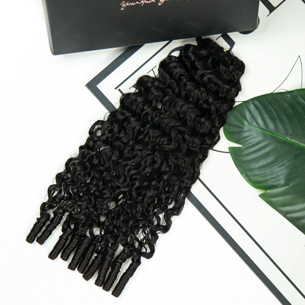 Ywigs Burmese Water Curly Human Crochet Hair - Image 7