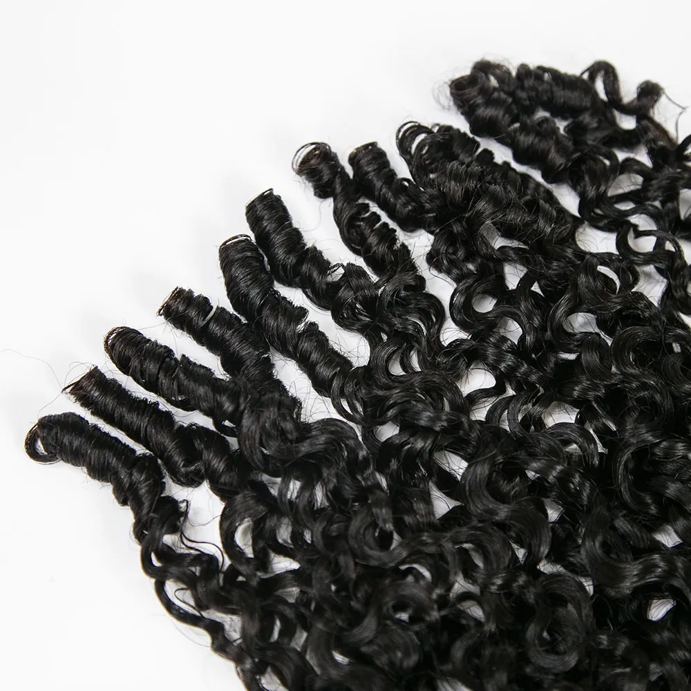 Cambodia Virgin Hair Burmese Water Curly Human Hair Bundles Natural Color - Image 6