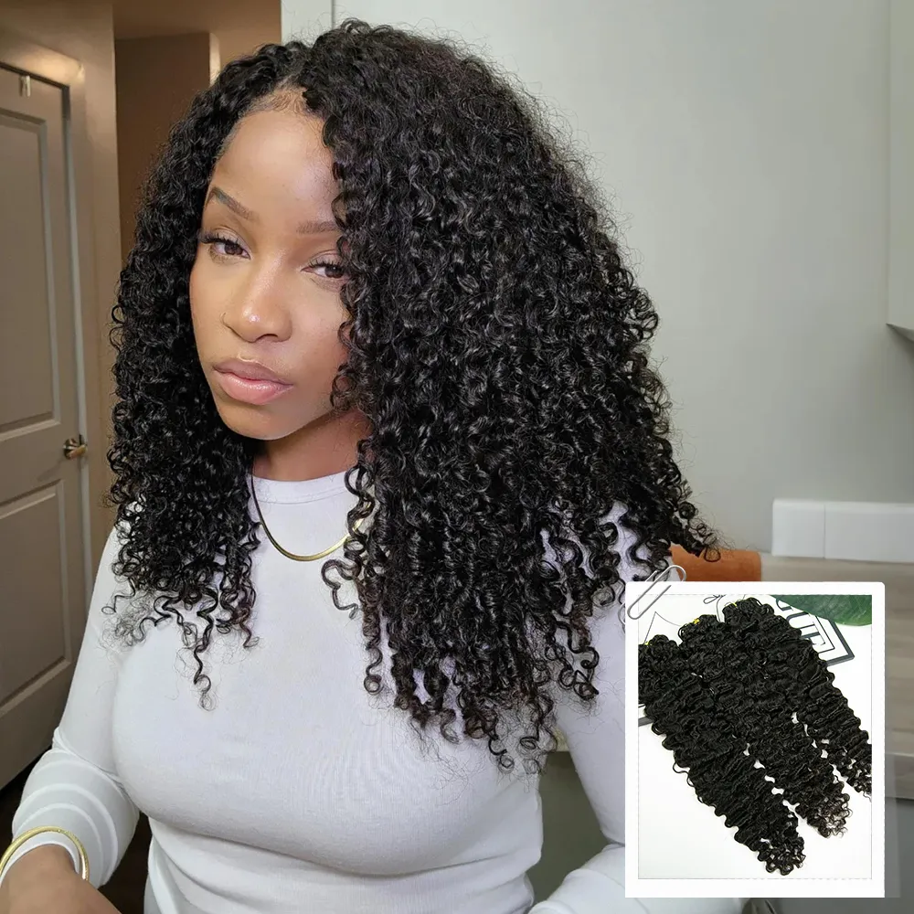 Water Deep Wave Feather Crochet Hair - Image 2