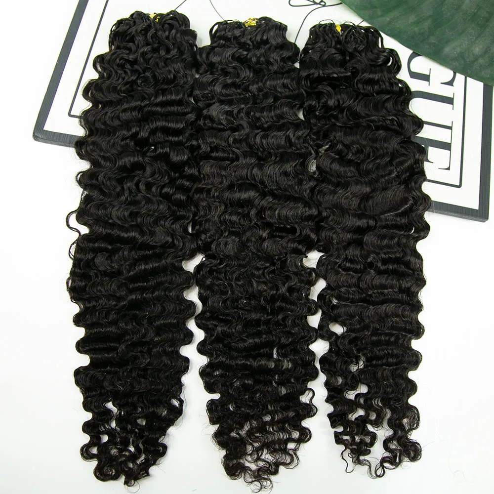 Water Deep Wave Feather Crochet Hair - Image 6