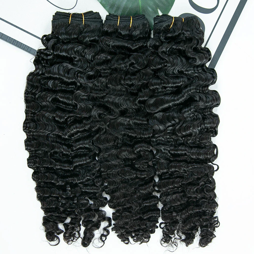 Cambodia Virgin Hair Water Deep Wave Weft Bundles Human Hair - Image 2