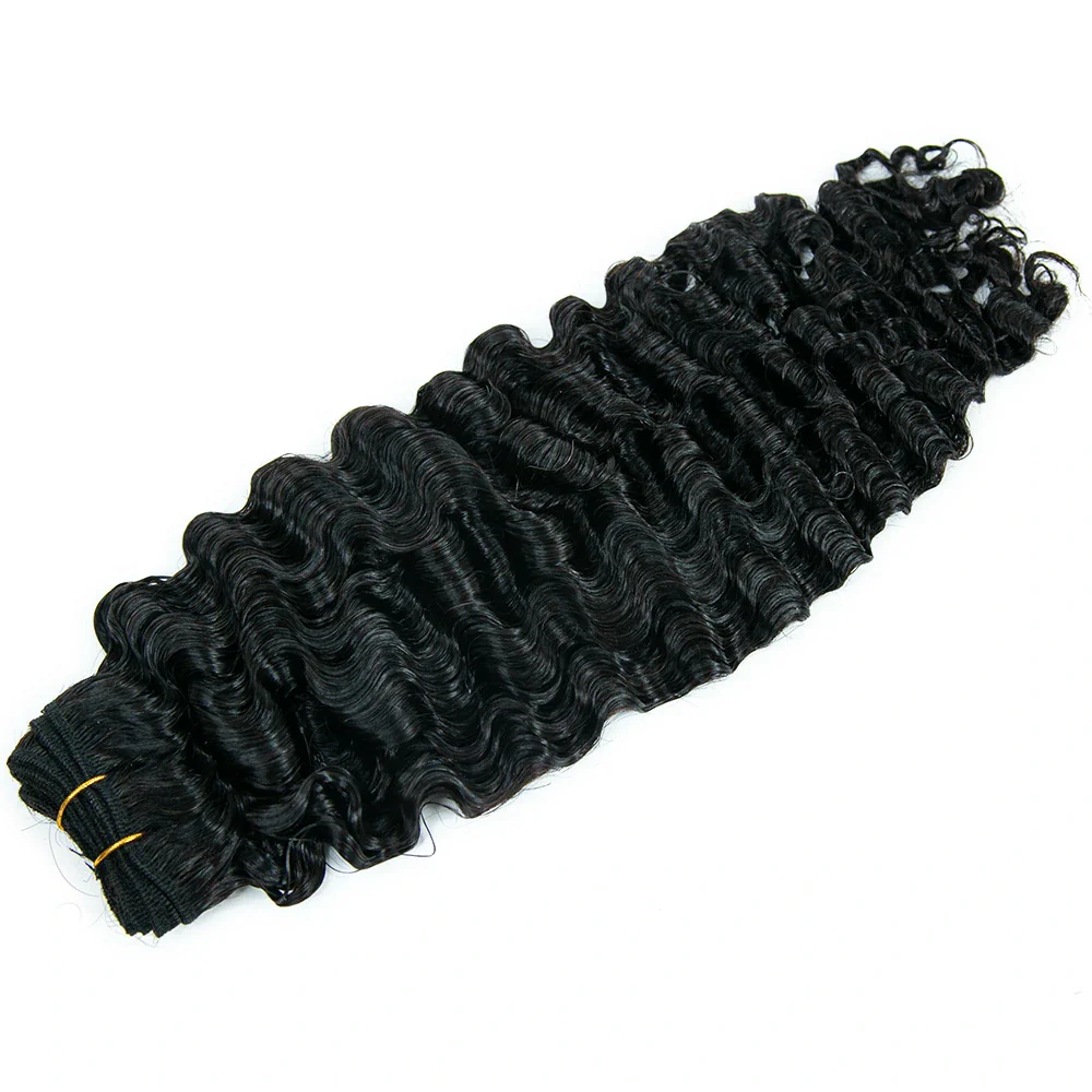 Cambodia Virgin Hair Water Deep Wave Weft Bundles Human Hair - Image 7