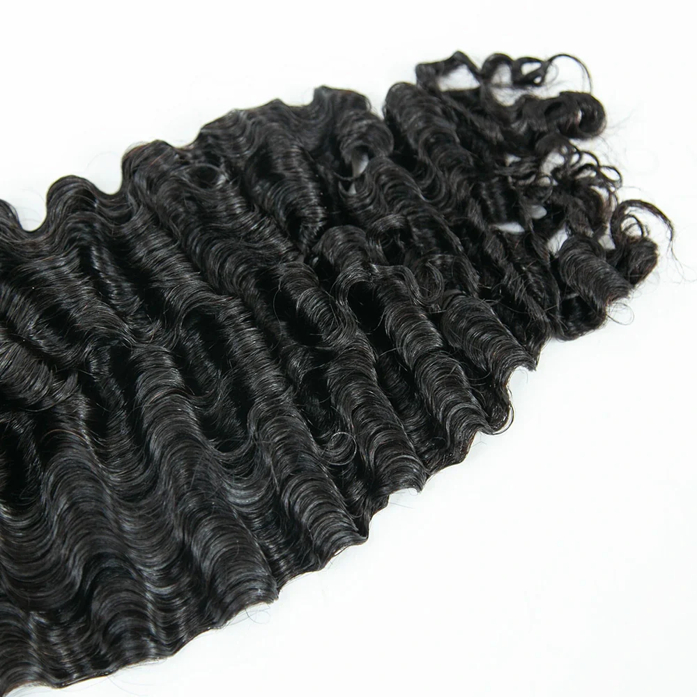 Cambodia Virgin Hair Water Deep Wave Weft Bundles Human Hair - Image 8