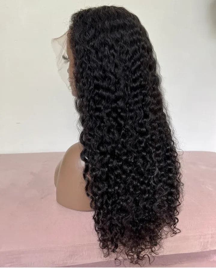 4C Edges | HD Lace Water Wave 13 x 6 Lace Front Wig with Kinky Edges - Image 3