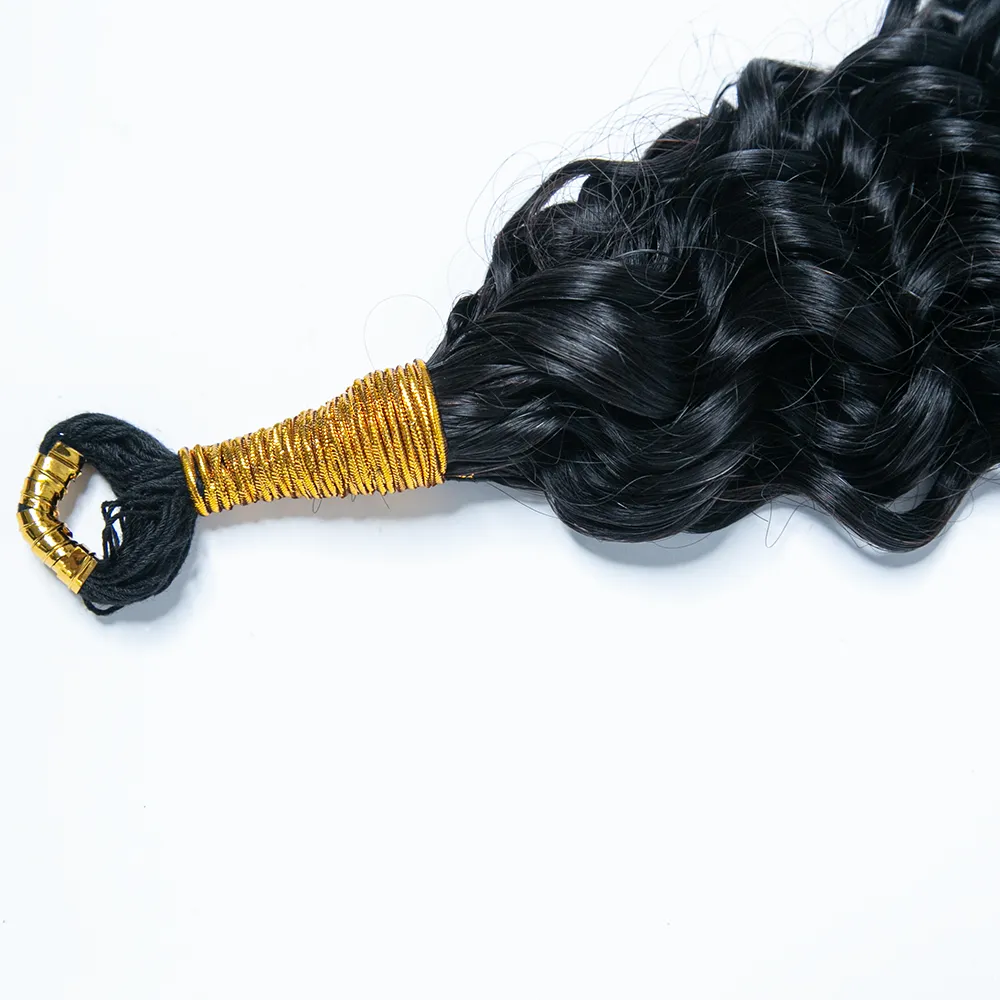 Water Wave Feather Crochet Boho Hair for Braiding (50 Strands) - Image 8