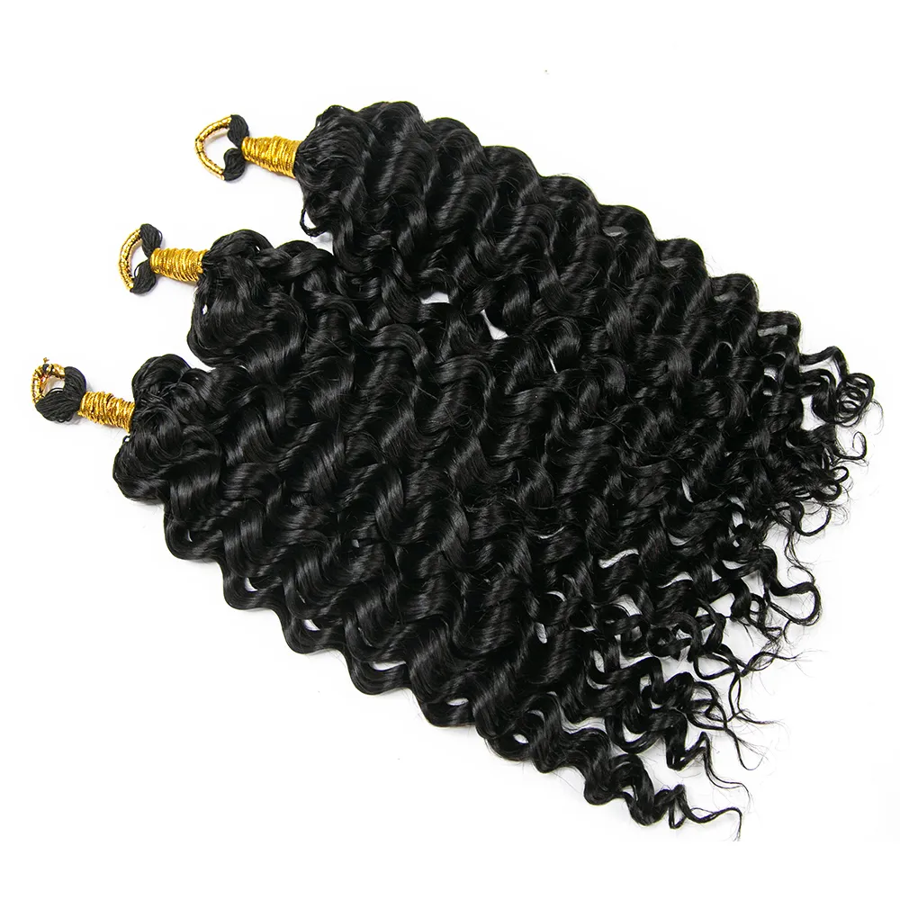 Water Wave Feather Crochet Boho Hair for Braiding (50 Strands) - Image 9