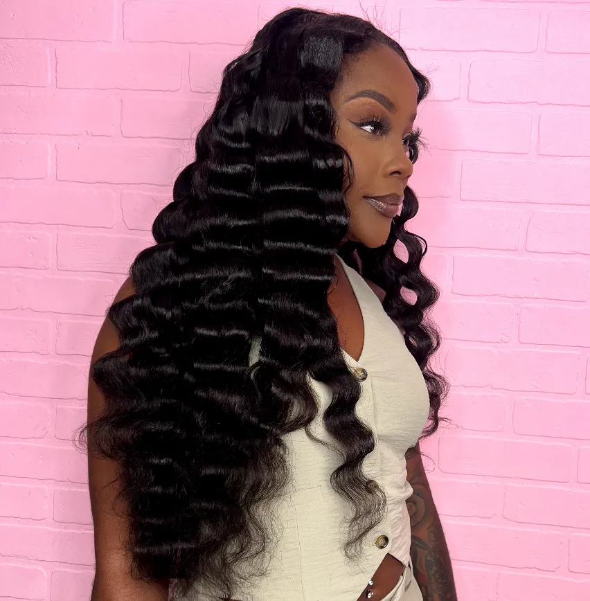 Cambodia Virgin Hair Water Wave Weft Bundles Human Hair - Image 2