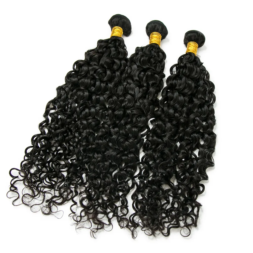 Cambodia Virgin Hair Water Wave Weft Bundles Human Hair - Image 5