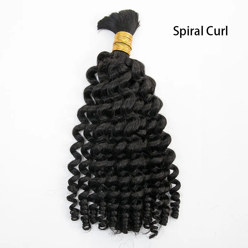 Wholesale - Boho Human Hair Bulk for Braiding (Price for 1 Bundle) - Image 5