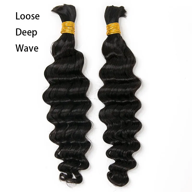 Wholesale - Boho Human Hair Bulk for Braiding (Price for 1 Bundle) - Image 9