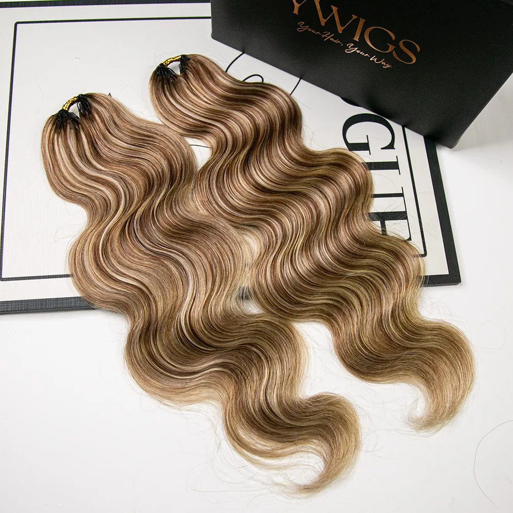 #27/30/613 Mix Color Blend Body Wave Human Crochet Hair - Image 4