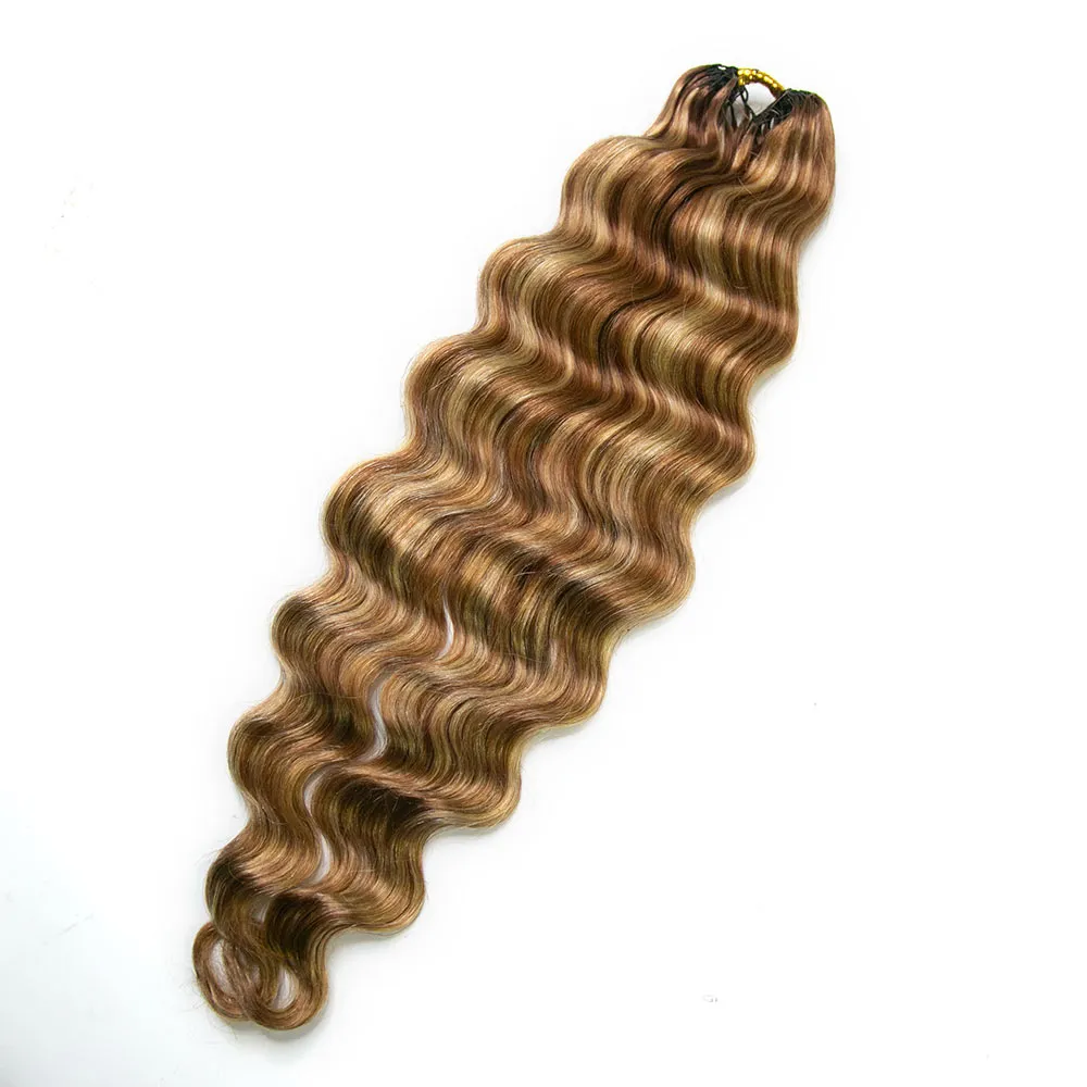 #27/30/613 Mix Color Blend Loose Deep Wave Human Crochet Hair for Boho Braids - Image 7
