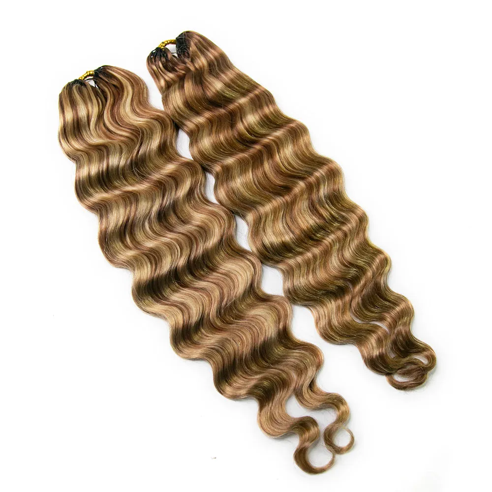 #27/30/613 Mix Color Blend Loose Deep Wave Human Crochet Hair for Boho Braids - Image 5