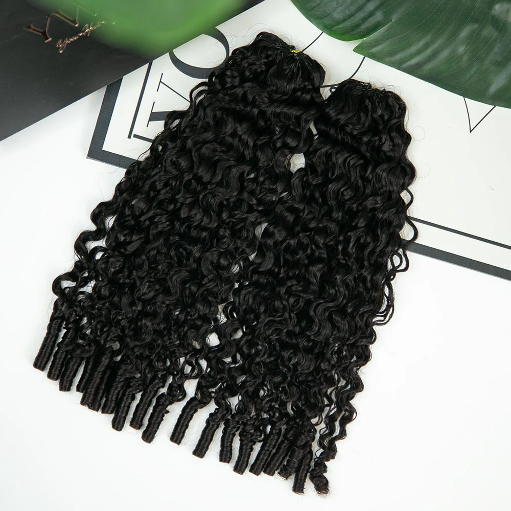 Ywigs Burmese Water Curly Human Crochet Hair - Image 11